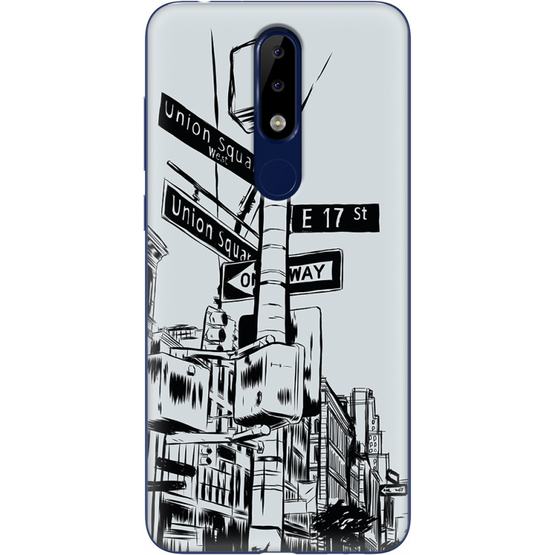 Чехол Uprint Nokia 5.1 Plus 17 Street