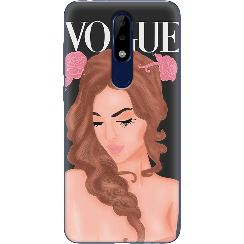 Чехол Uprint Nokia 5.1 Plus Fashion Girl