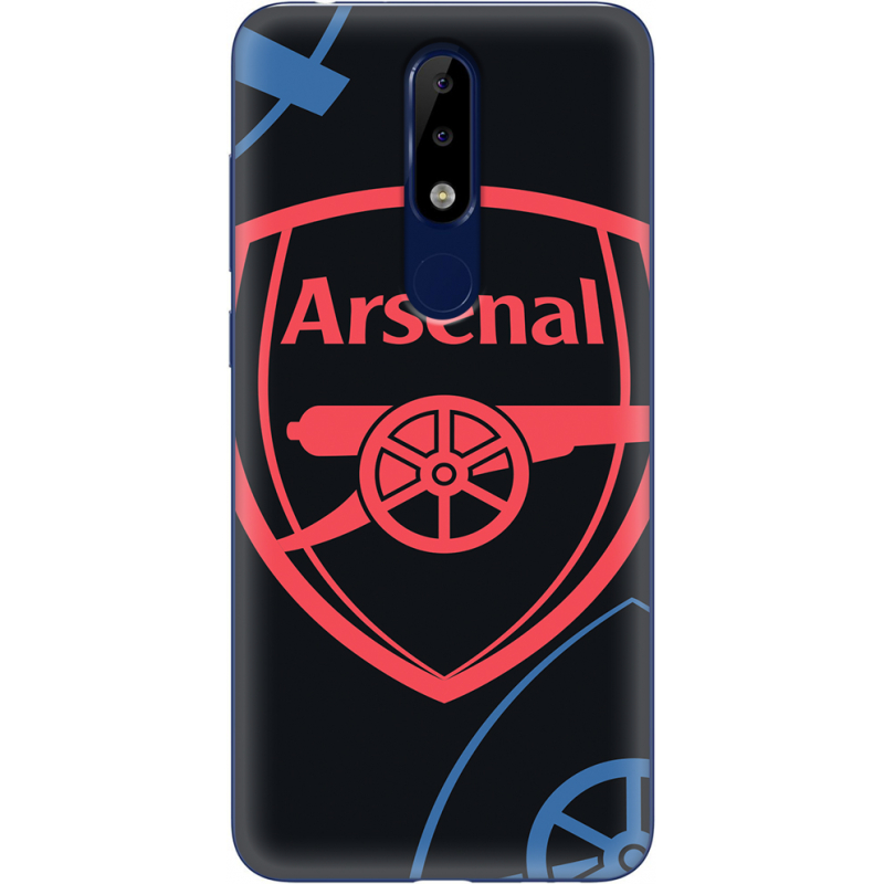 Чехол Uprint Nokia 5.1 Plus Football Arsenal