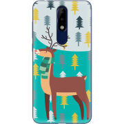 Чехол Uprint Nokia 5.1 Plus Foresty Deer