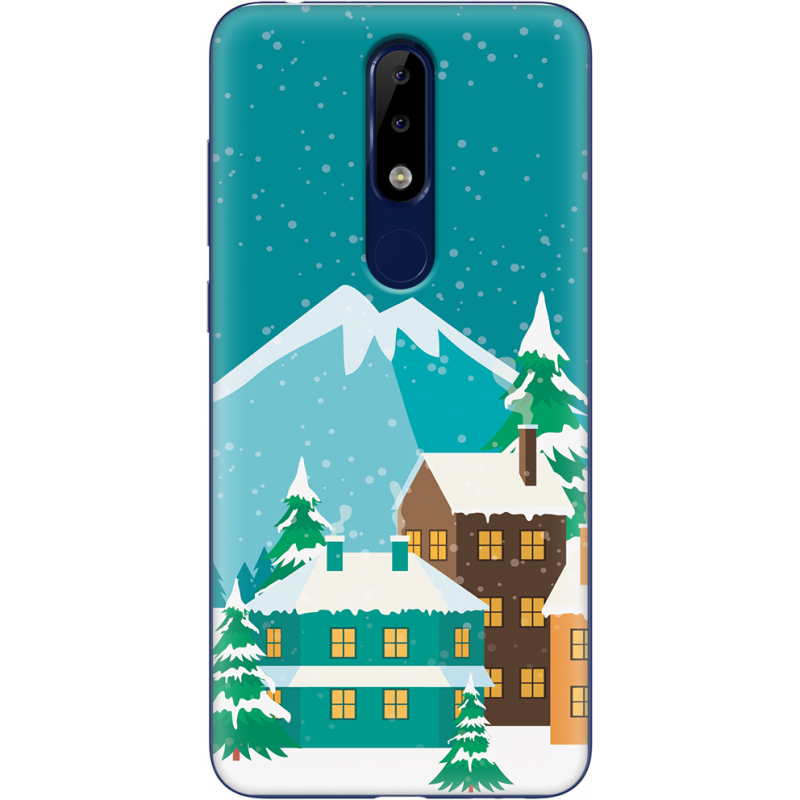 Чехол Uprint Nokia 5.1 Plus Winteforest