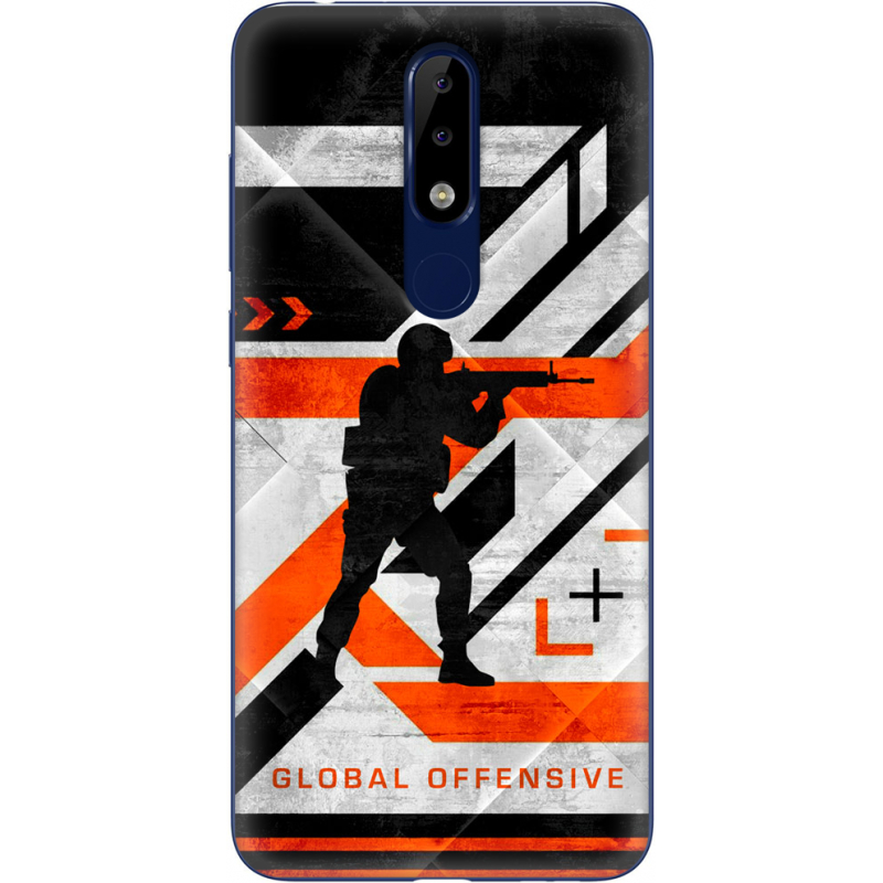 Чехол Uprint Nokia 5.1 Plus CS:Go Asimov