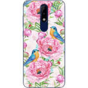 Чехол Uprint Nokia 5.1 Plus Birds and Flowers