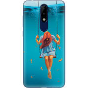 Чехол Uprint Nokia 5.1 Plus Girl In The Sea