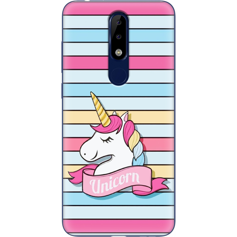 Чехол Uprint Nokia 5.1 Plus Unicorn