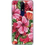 Чехол Uprint Nokia 5.1 Plus Tropical Flowers