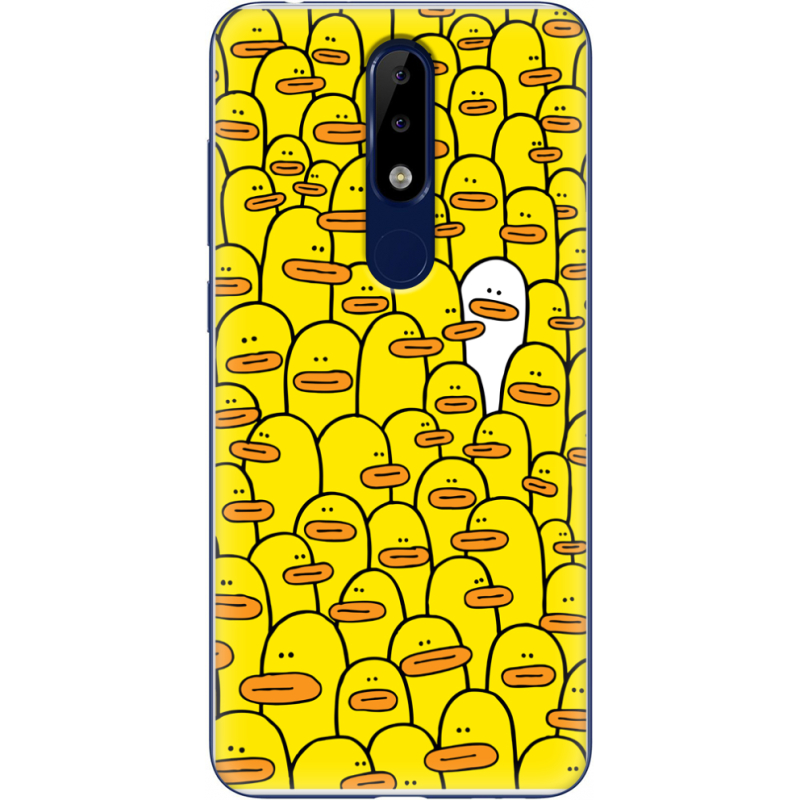 Чехол Uprint Nokia 5.1 Plus Yellow Ducklings