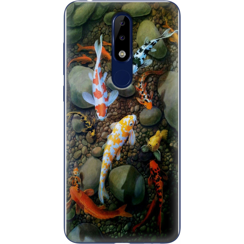 Чехол Uprint Nokia 5.1 Plus Underwater Koi