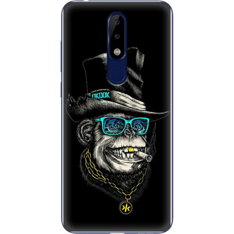 Чехол Uprint Nokia 5.1 Plus Rich Monkey