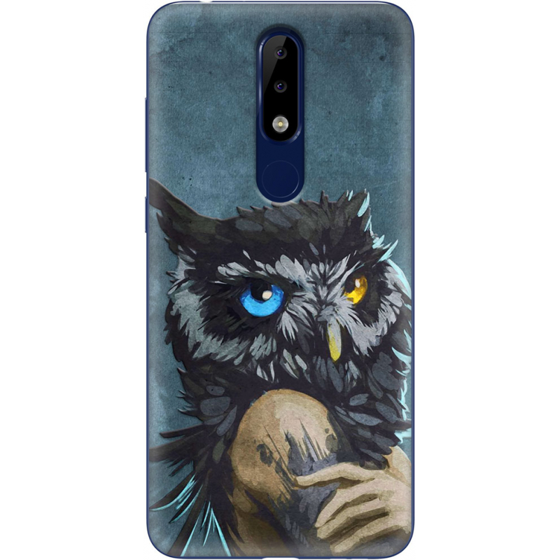 Чехол Uprint Nokia 5.1 Plus Owl Woman