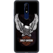Чехол Uprint Nokia 5.1 Plus Harley Davidson and eagle