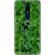 Чехол Uprint Nokia 5.1 Plus Minecraft Creeper