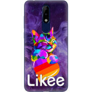 Чехол Uprint Nokia 5.1 Plus Likee Cat
