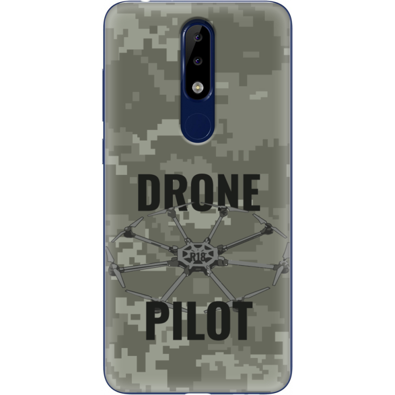 Чехол Uprint Nokia 5.1 Plus Drone Pilot