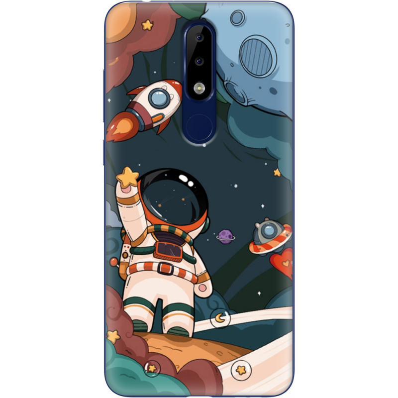 Чехол Uprint Nokia 5.1 Plus Space Mission