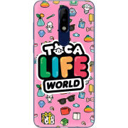 Чехол Uprint Nokia 5.1 Plus Toca Boca Life World