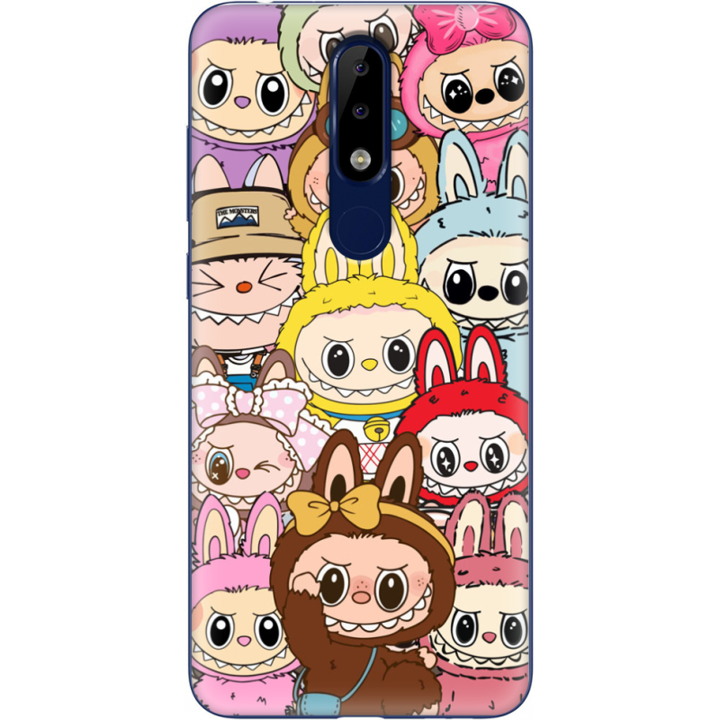 Чехол Uprint Nokia 5.1 Plus Labubu
