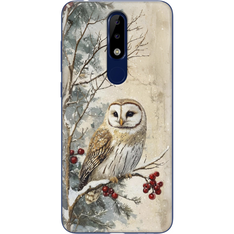 Чехол Uprint Nokia 5.1 Plus Christmas Owl