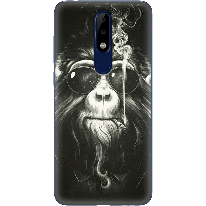 Чехол Uprint Nokia 5.1 Plus Smokey Monkey