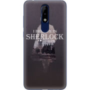 Чехол Uprint Nokia 5.1 Plus Sherlock