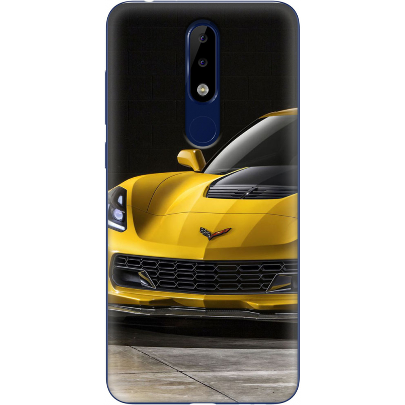 Чехол Uprint Nokia 5.1 Plus Corvette Z06