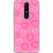 Чехол Uprint Nokia 5.1 Plus Sugar Hearts