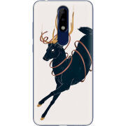 Чехол Uprint Nokia 5.1 Plus Black Deer