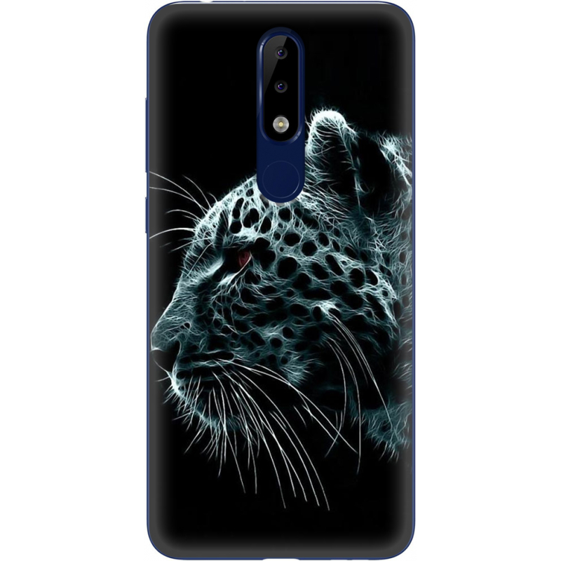 Чехол Uprint Nokia 5.1 Plus Leopard