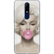 Чехол Uprint Nokia 5.1 Plus Marilyn Monroe Bubble Gum