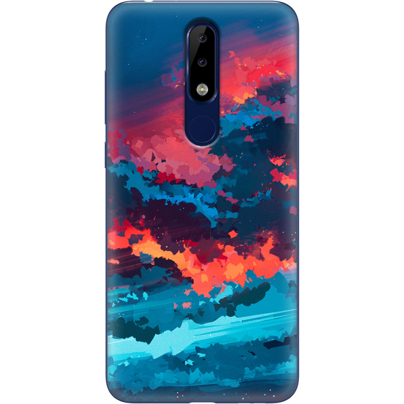 Чехол Uprint Nokia 5.1 Plus Thunderclouds