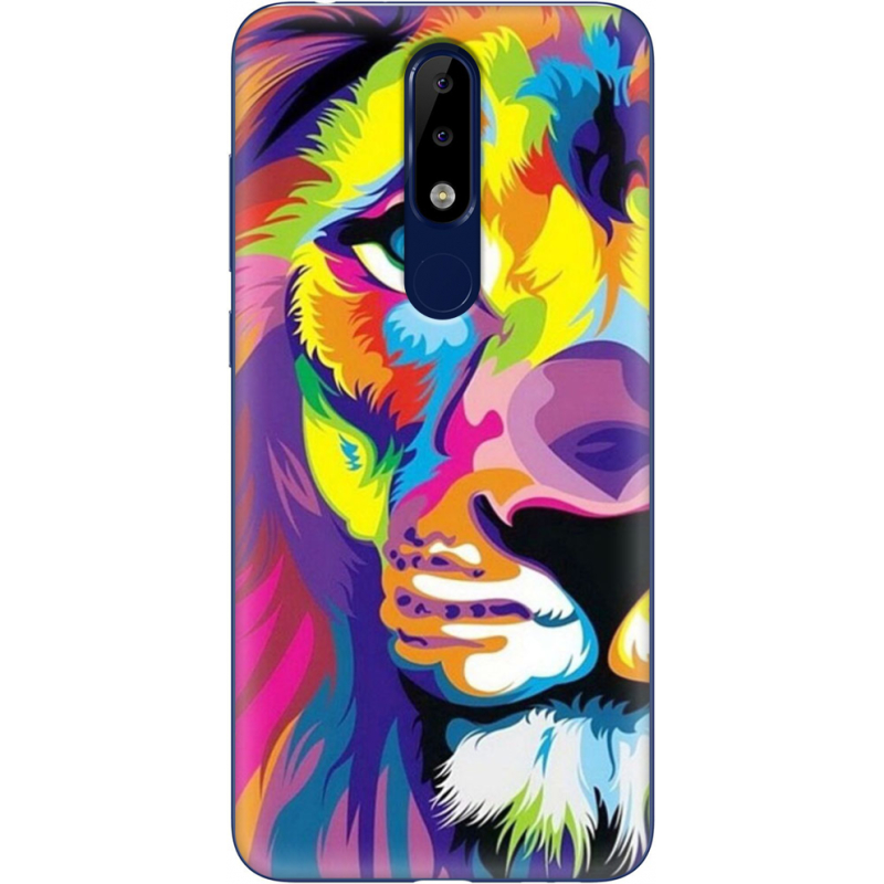 Чехол Uprint Nokia 5.1 Plus Frilly Lion