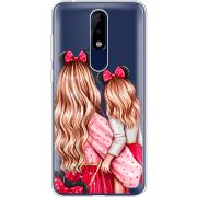 Прозрачный чехол Uprint Nokia 5.1 Plus Mouse Girls