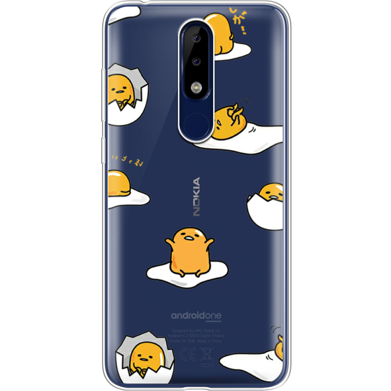 Прозрачный чехол Uprint Nokia 5.1 Plus Gudetama