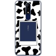 Прозрачный чехол Uprint Nokia 5.1 Plus Cow