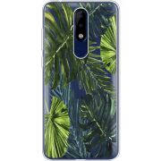 Прозрачный чехол Uprint Nokia 5.1 Plus Palm Tree