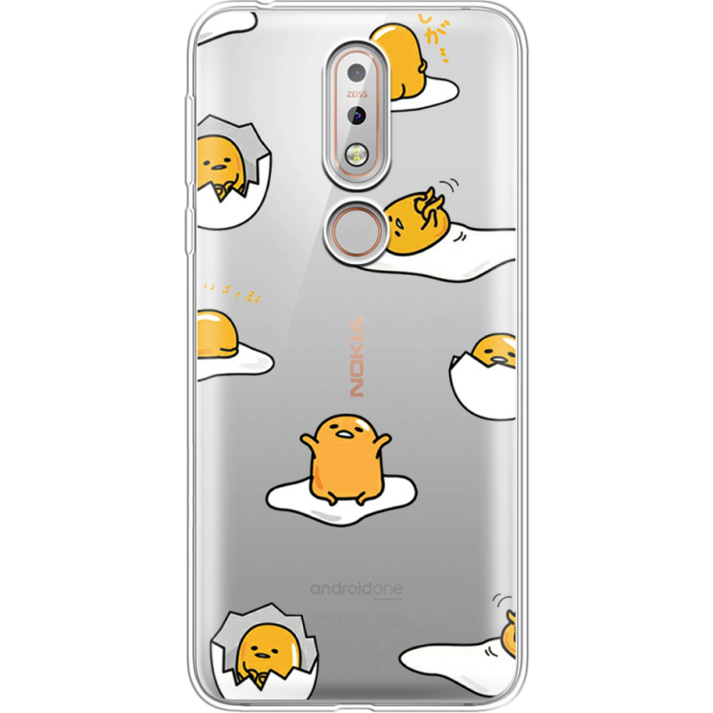 Прозрачный чехол Uprint Nokia 7.1 Gudetama