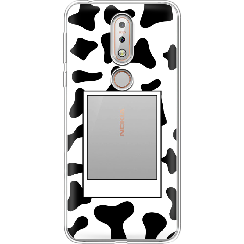 Прозрачный чехол Uprint Nokia 7.1 Cow