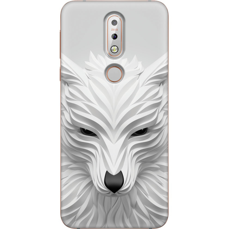 Чехол Uprint Nokia 7.1 White Wolf