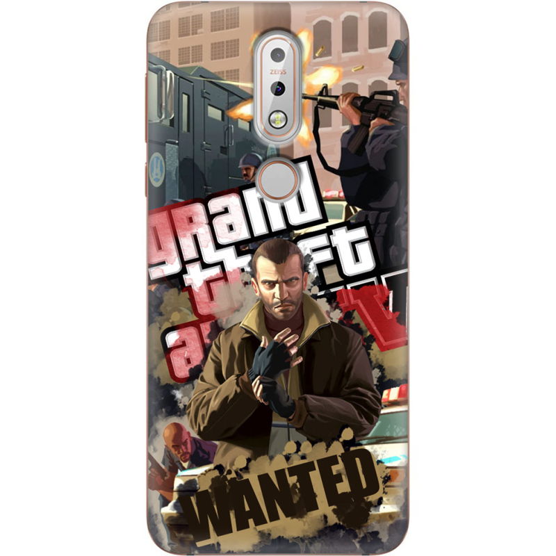 Чехол Uprint Nokia 7.1 GTA 4