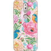 Чехол Uprint Nokia 7.1 Birds in Flowers