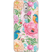 Чехол Uprint Nokia 7.1 Birds in Flowers