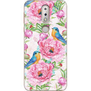 Чехол Uprint Nokia 7.1 Birds and Flowers