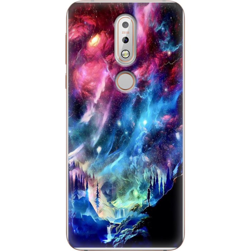 Чехол Uprint Nokia 7.1 Northern Lights