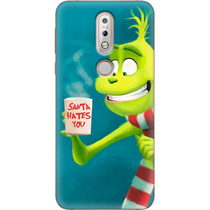 Чехол Uprint Nokia 7.1 Santa Hates You