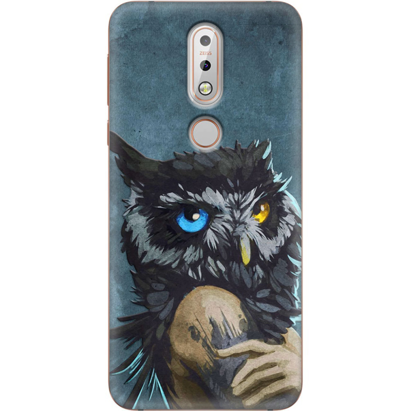 Чехол Uprint Nokia 7.1 Owl Woman