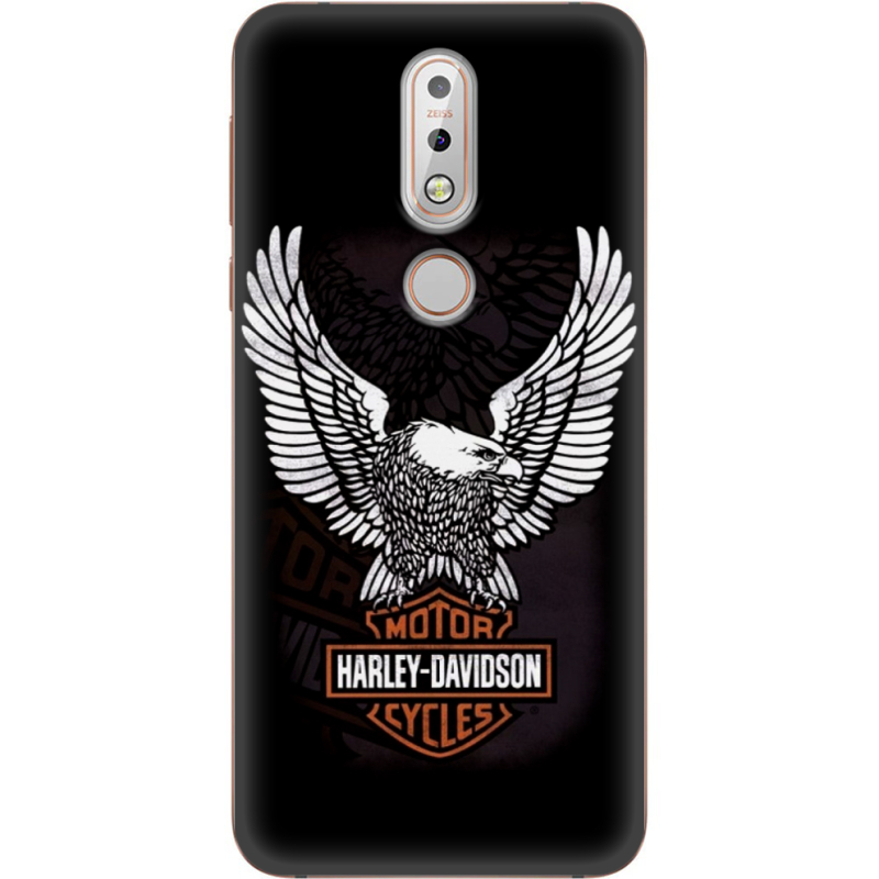 Чехол Uprint Nokia 7.1 Harley Davidson and eagle