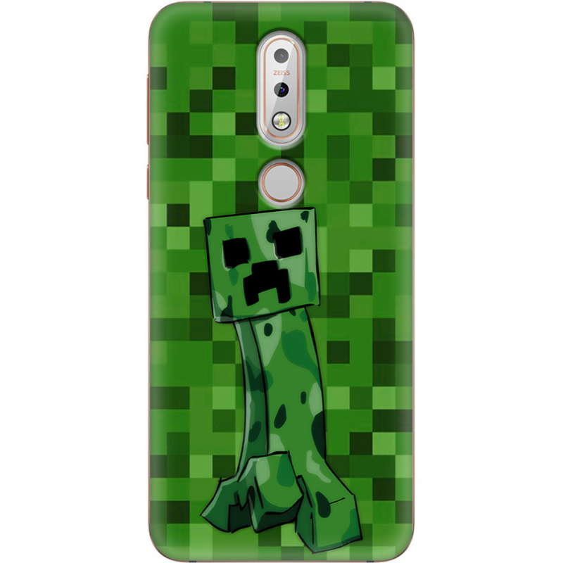 Чехол Uprint Nokia 7.1 Minecraft Creeper