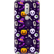 Чехол Uprint Nokia 7.1 Halloween Purple Mood