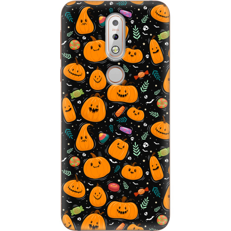 Чехол Uprint Nokia 7.1 Cute Halloween