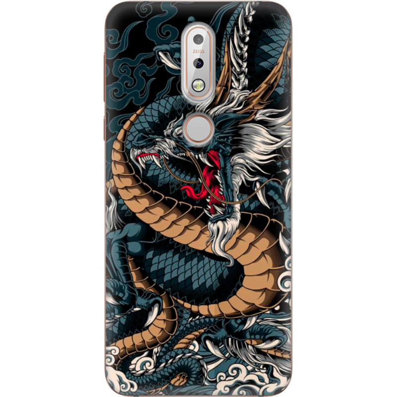 Чехол Uprint Nokia 7.1 Dragon Ryujin